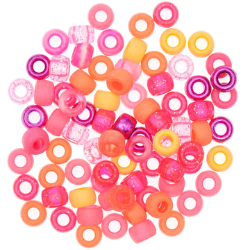 Ponii Beads Mix Acrylperlen 9x6mm 80 Stück
