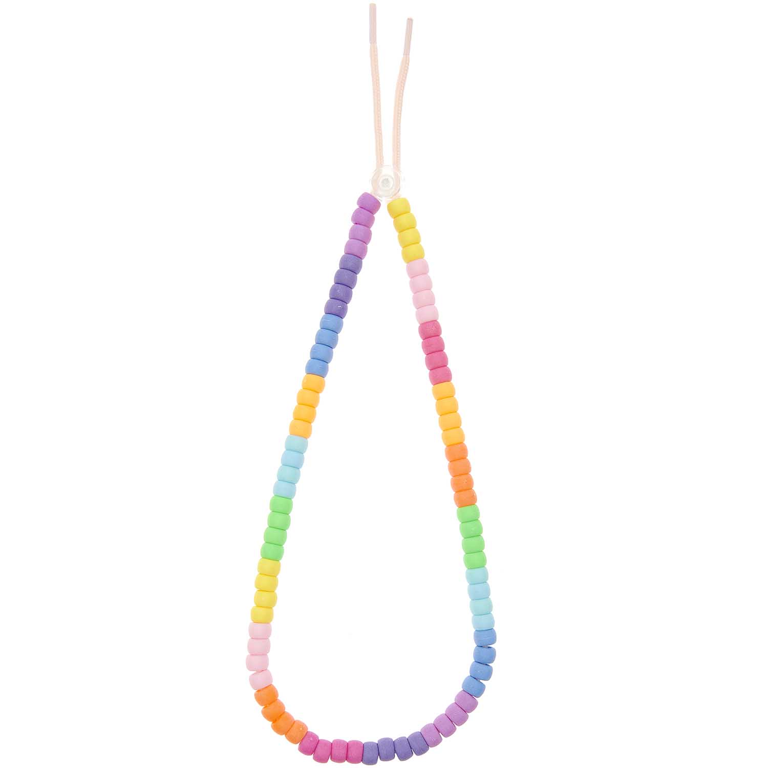 Ponii Beads Mix Acrylperlen bunt matt 9x6mm 80 Stück