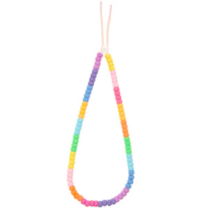 Ponii Beads Mix Acrylperlen bunt matt 9x6mm 80 Stück