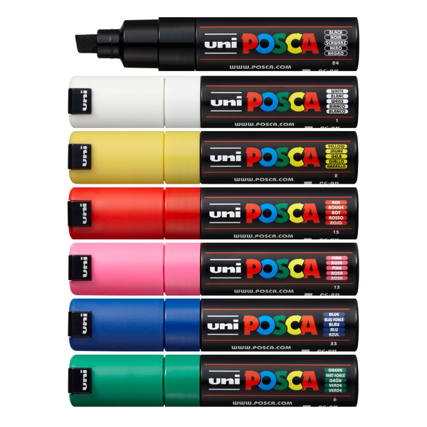 Posca Farbmarker Keilspitze PC-8K 8mm