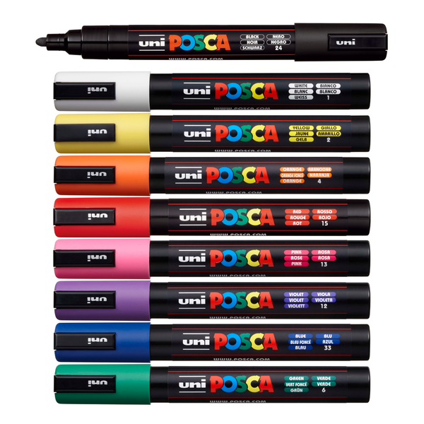 Posca Unimarker mittelfein PC-5M 1,8-2,5 mm