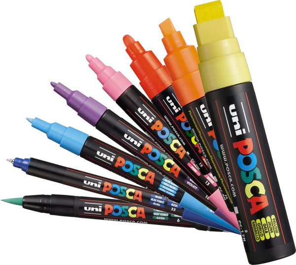 Posca Farbmarker Rechteckspitze extra-breit 15mm