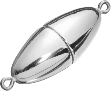 Magnetverschluss oval 32x14 mm, Powermagnet Hohe Qualität