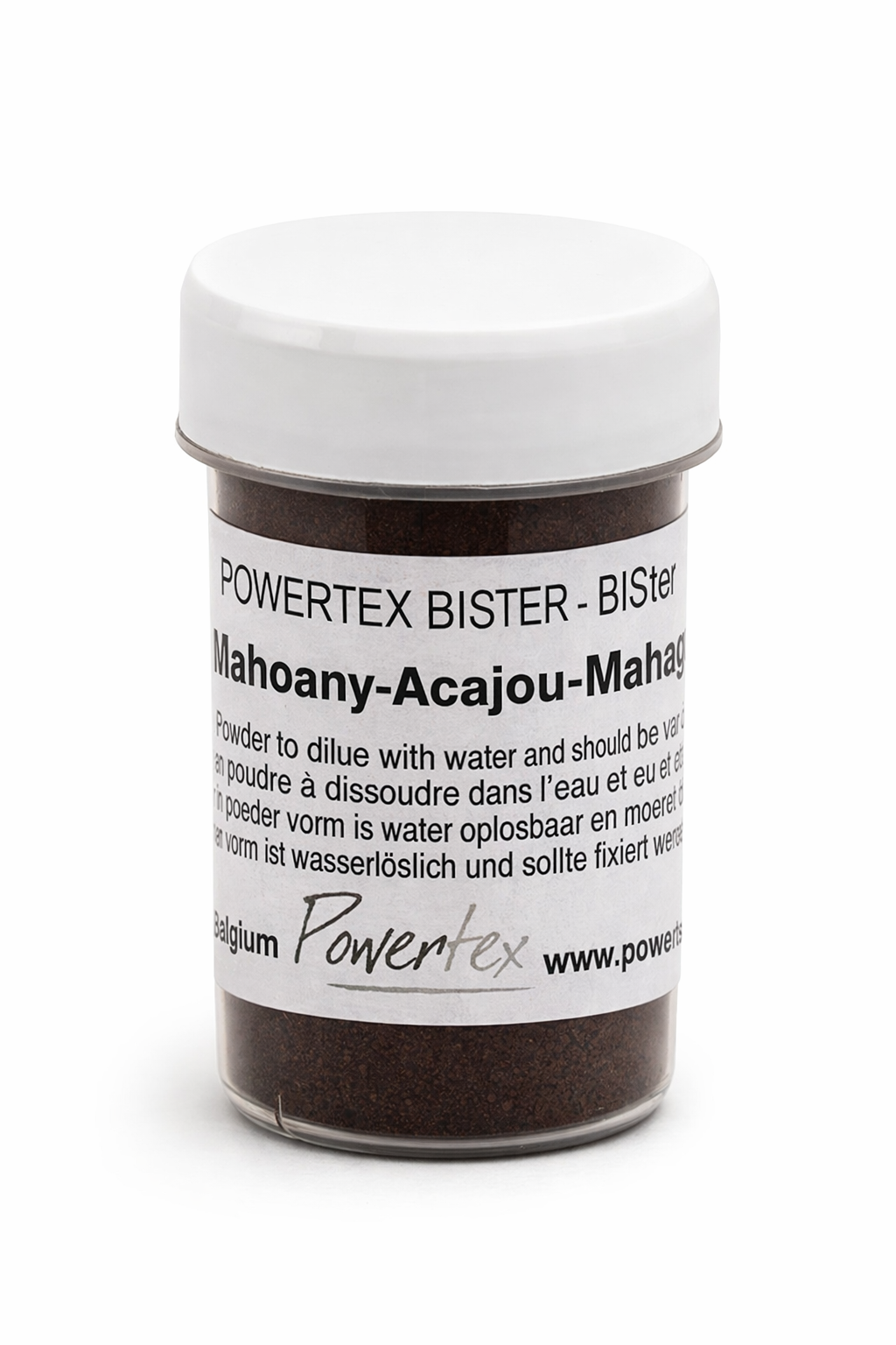 Powertex Bister Pulver Acajou 30g