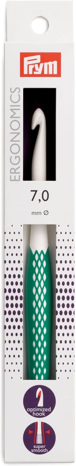 Prym Ergonomics Wollhäkelnadel ergonomisch geformt verschiedene Stärken