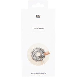 Punch Needle Holz Set inkl. 3 Nadelstärken (2mm, 3mm, 4,5mm) verstellbare Schlaufenlänge