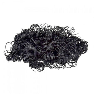 Puppenhaar Locken schwarz 15g