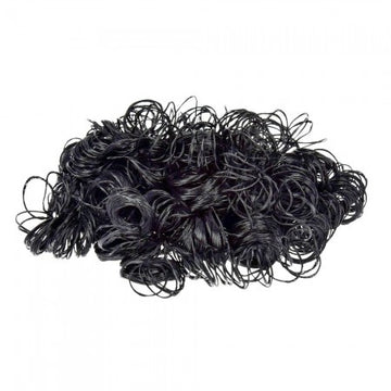 Puppenhaar Locken schwarz 15g