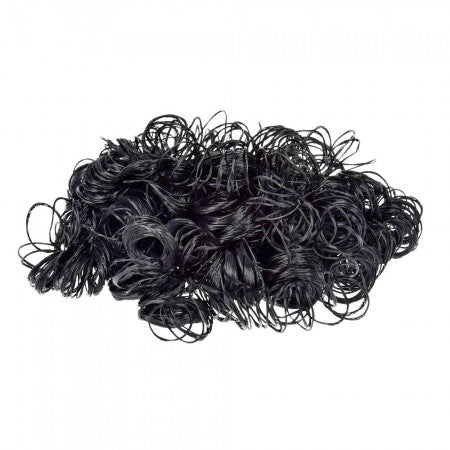 Puppenhaar Locken schwarz 15g