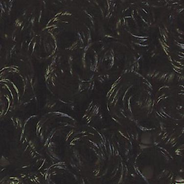 Puppenhaar Locken schwarz 15g