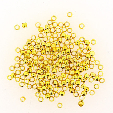 Quetschperlen 2mm, 2,6g, Metallschmelz Klemmperle