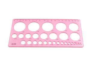 Quillingschablone Lineal Kreise groß 210 x 105 mm