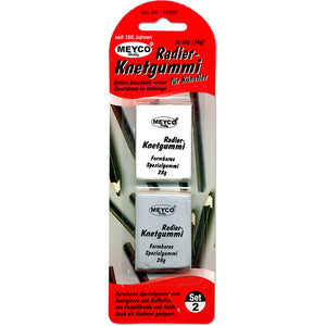 Radier-Knetgummi für Künstler 2x28g