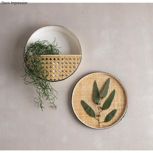 Rattan Geflecht natur 35x60cm Rolle 1Stück