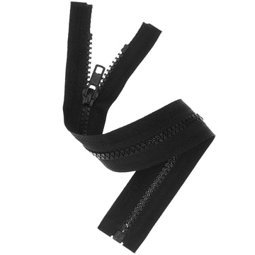 Reißverschluss Zipper Kunststoff 5 mm teilbar schwarz verschiedene Größen 1 Stück