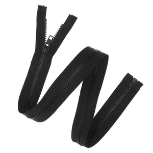 Reißverschluss Zipper Kunststoff 5 mm teilbar schwarz verschiedene Größen 1 Stück