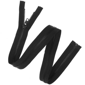 Reißverschluss Zipper Kunststoff 5 mm teilbar schwarz verschiedene Größen 1 Stück