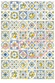 Reispapier Decoupage Lemon Tiles Pattern A4 25-30g/m² 1 Bogen