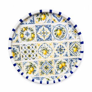 Reispapier Decoupage Lemon Tiles Pattern A4 25-30g/m² 1 Bogen
