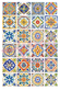 Reispapier Decoupage Tiles Pattern Ornamente A4 25-30g/m² 1 Bogen