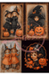 Reispapier Nostalgie Halloween A4 25-30g/m² 1 Bogen
