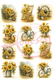 Reispapier Sonnenblumen A4 25-30g/m² 1 Bogen