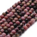 Rhodonit Naturstein Perlen Strang rund 4mm 85 Perlen