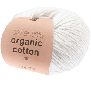 Rico Essential Organic Cotton Aran Baumwollgarn 100% BIO 50g/90m