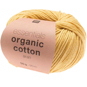 Rico Essential Organic Cotton Aran Baumwollgarn 100% BIO 50g/90m