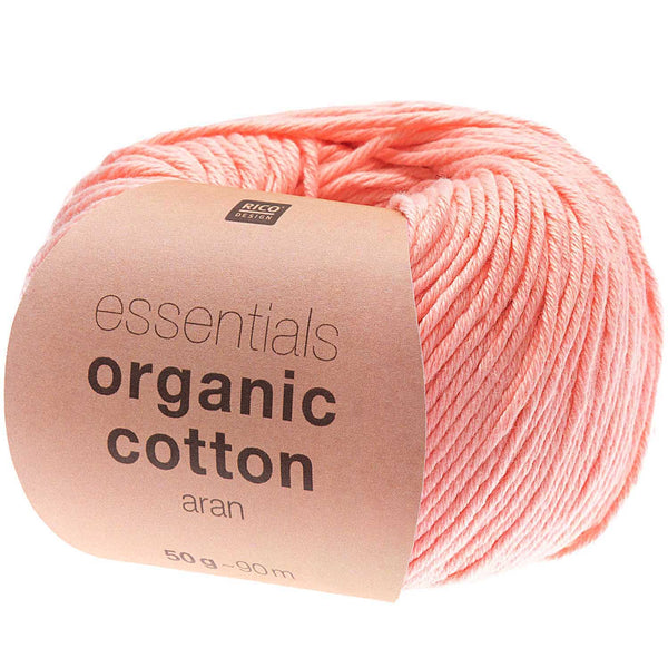 Rico Essential Organic Cotton Aran Baumwollgarn 100% BIO 50g/90m