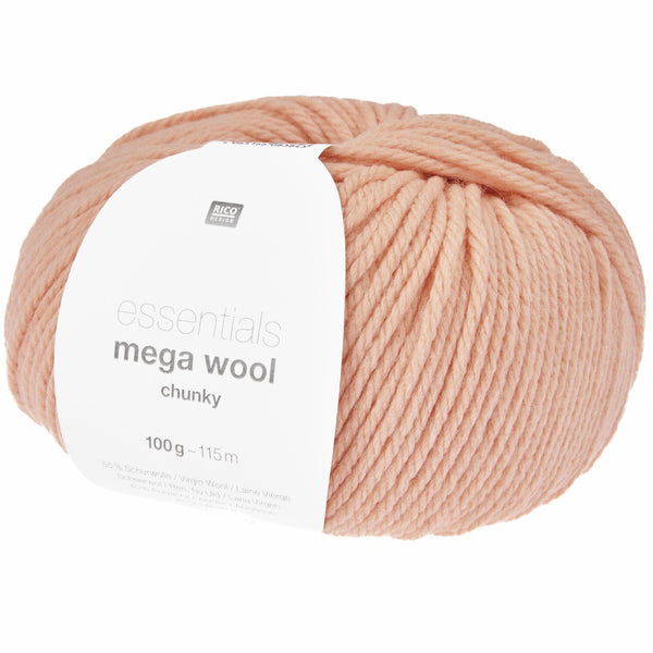 Rico Essentials Mega Wool Chunky 55% Schurwolle 45% Polyacryl 100g 125m