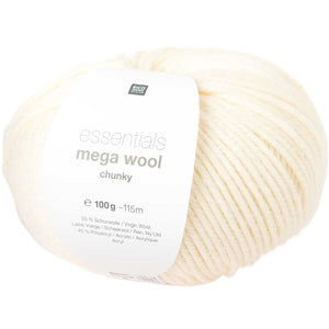 Rico Essentials Mega Wool Chunky 55% Schurwolle 45% Polyacryl 100g 125m