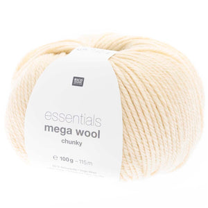 Rico Essentials Mega Wool Chunky 55% Schurwolle 45% Polyacryl 100g 125m