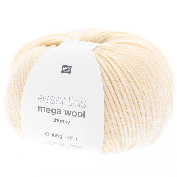 Rico Essentials Mega Wool Chunky 55% Schurwolle 45% Polyacryl 100g 125m