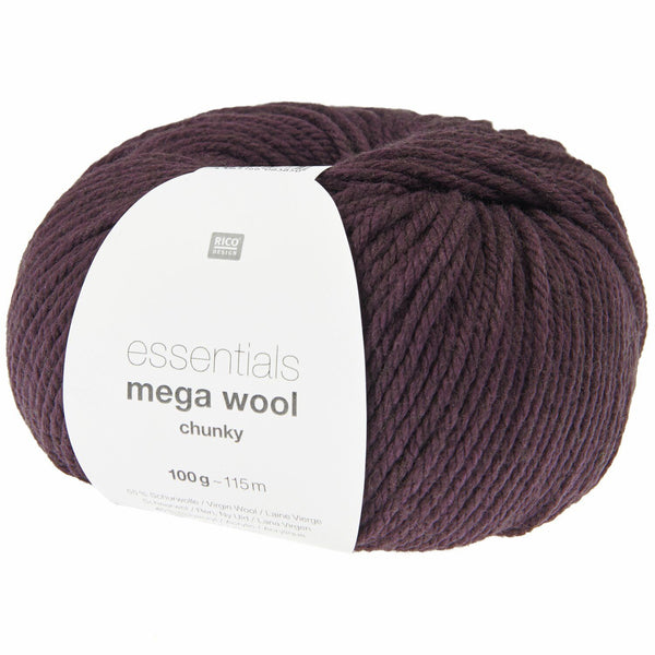 Rico Essentials Mega Wool Chunky 55% Schurwolle 45% Polyacryl 100g 125m