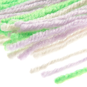 Rico Hooki Hooki Knüpfgarn marmoriert 6,5cm 200 Fäden verschiedene Farben