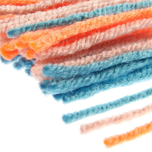 Rico Hooki Hooki Knüpfgarn marmoriert 6,5cm 200 Fäden verschiedene Farben