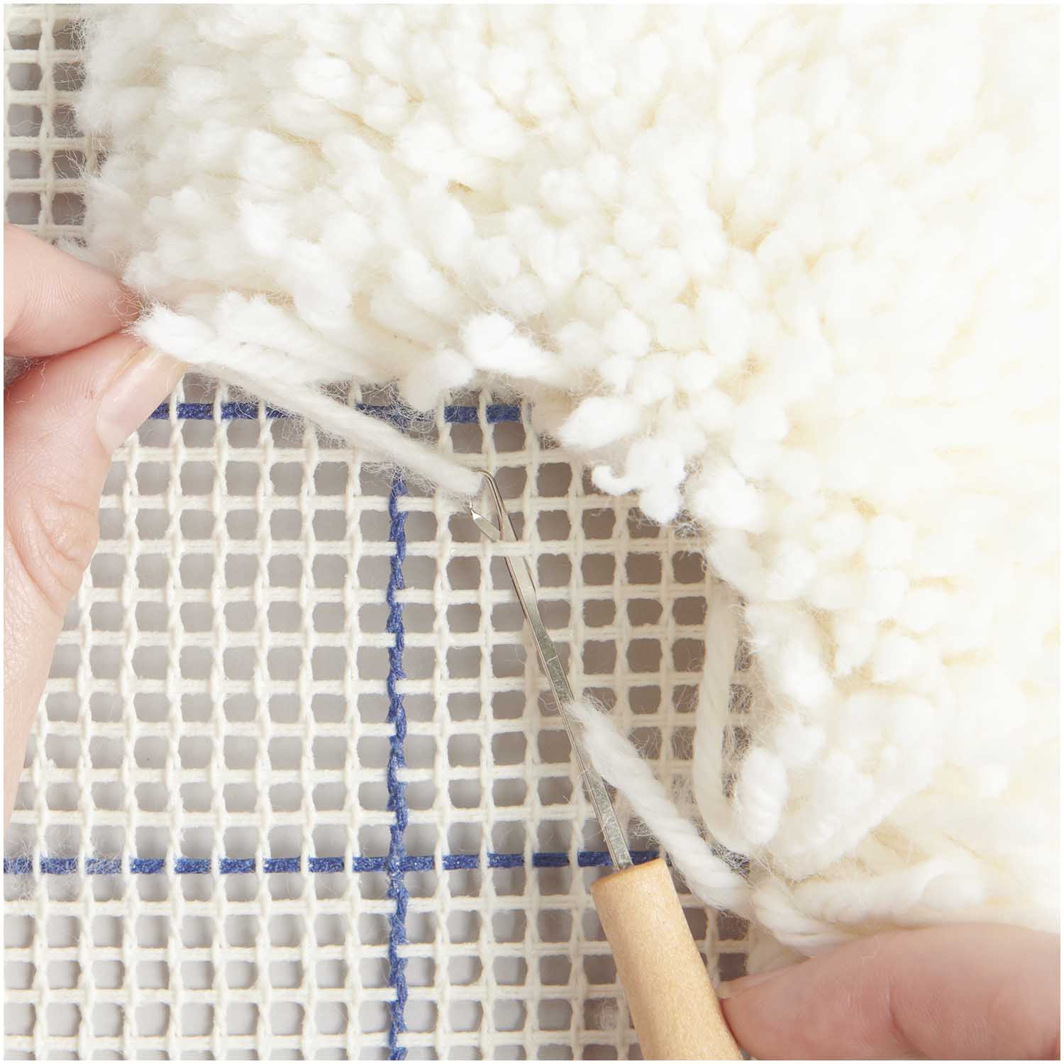 Knüpfstramin fein 20 Loch/10cm 44,5 x 44,5cm 60% Polyester 40% Baumwolle