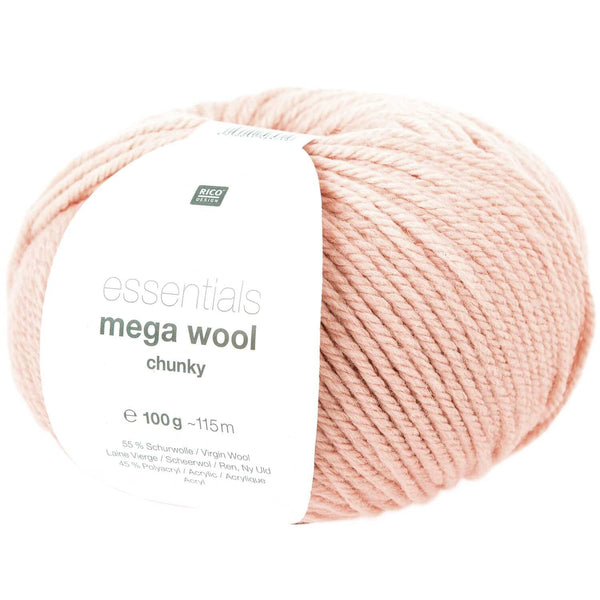 Rico Essentials Mega Wool Chunky 55% Schurwolle 45% Polyacryl 100g 125m