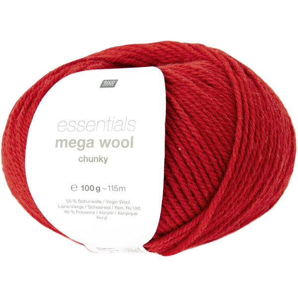Rico Essentials Mega Wool Chunky 55% Schurwolle 45% Polyacryl 100g 125m