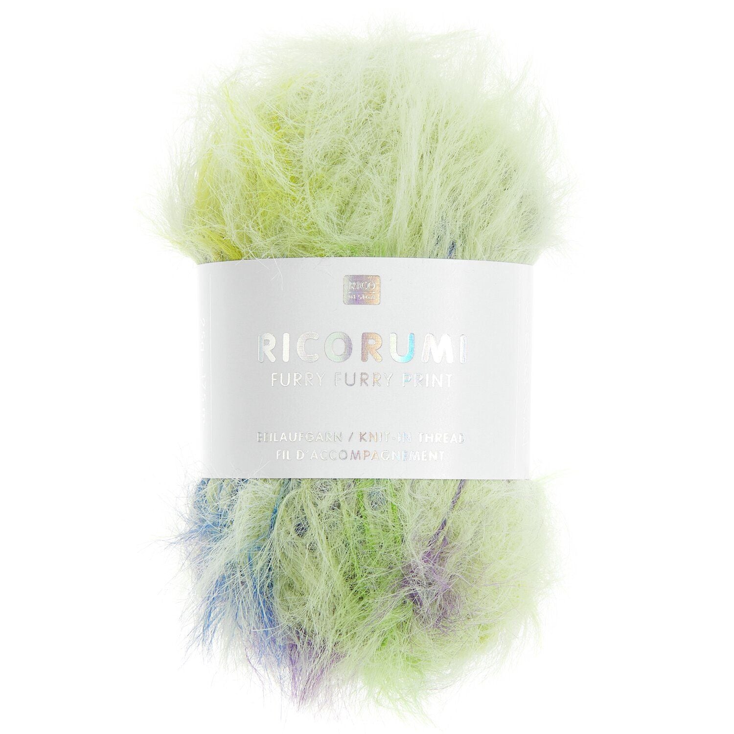 Ricorumi Furry Furry Print Beilaufgarn Fell-Effekt 175m / 25g