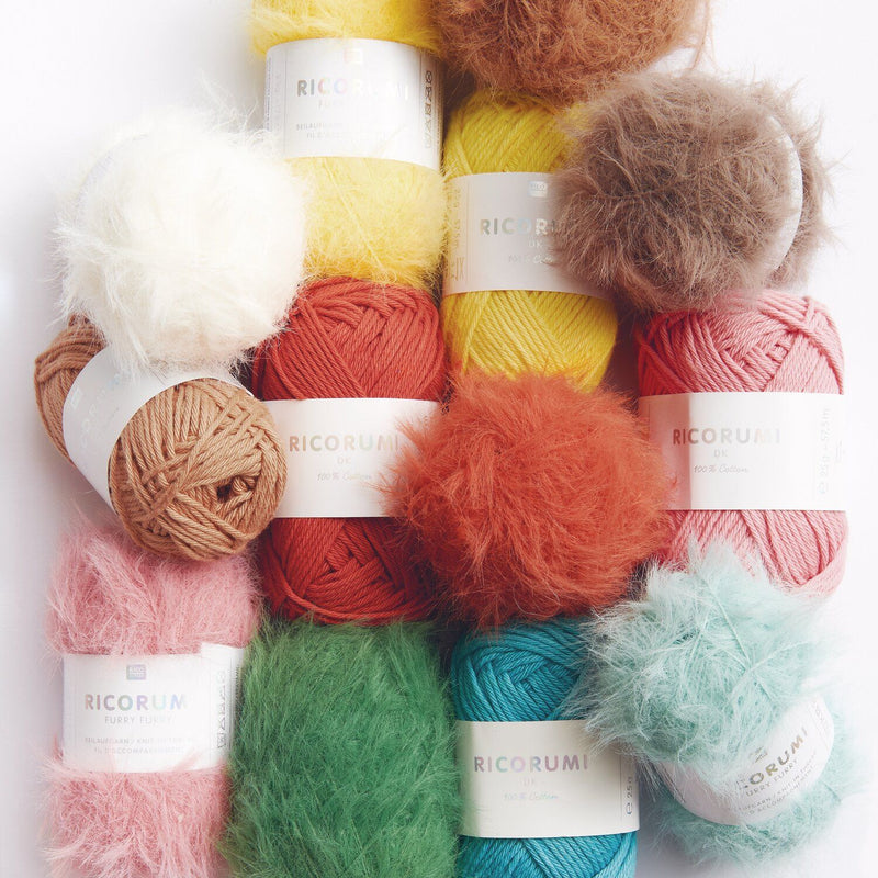 Ricorumi Furry Furry Beilaufgarn Fell-Effekt 175m / 25g 100% Polyamid