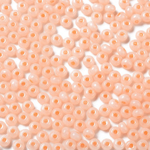 Rocailles Glasperlen Jade-Imitation 5,5x3,5mm 100 Stück / Dose