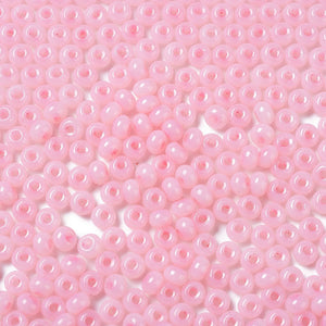 Rocailles Glasperlen Jade-Imitation 5,5x3,5mm 100 Stück / Dose