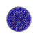 Rocailles Glasperlen dunkelblau rainbow 2,6mm 17g/Dose