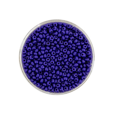 Rocailles Glasperlen dunkelblau satt 2,6mm 17g/Dose