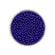 Rocailles Glasperlen dunkelblau satt 2,6mm 17g/Dose