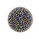 Rocailles Glasperlen grau rainbow 2,6mm 17g/Dose