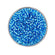 Rocailles Glasperlen hellblau silbereinzug 2,6mm 17g/Dose