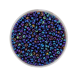 Rocailles Glasperlen scarabe rainbow 2,6mm 17g/Dose